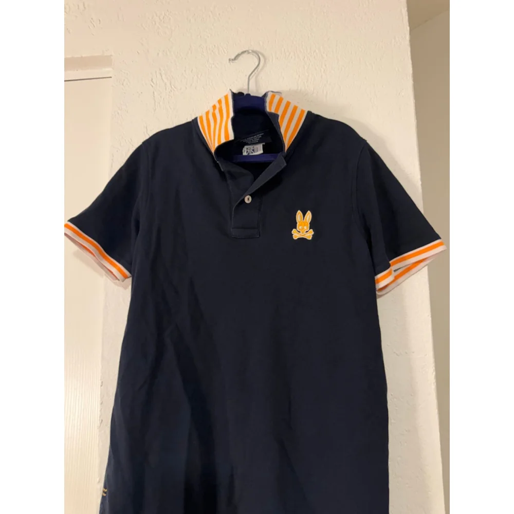 Preowned, Psycho Bunny Marshall piqué polo shirt, boys 10/12 , see size guide*.